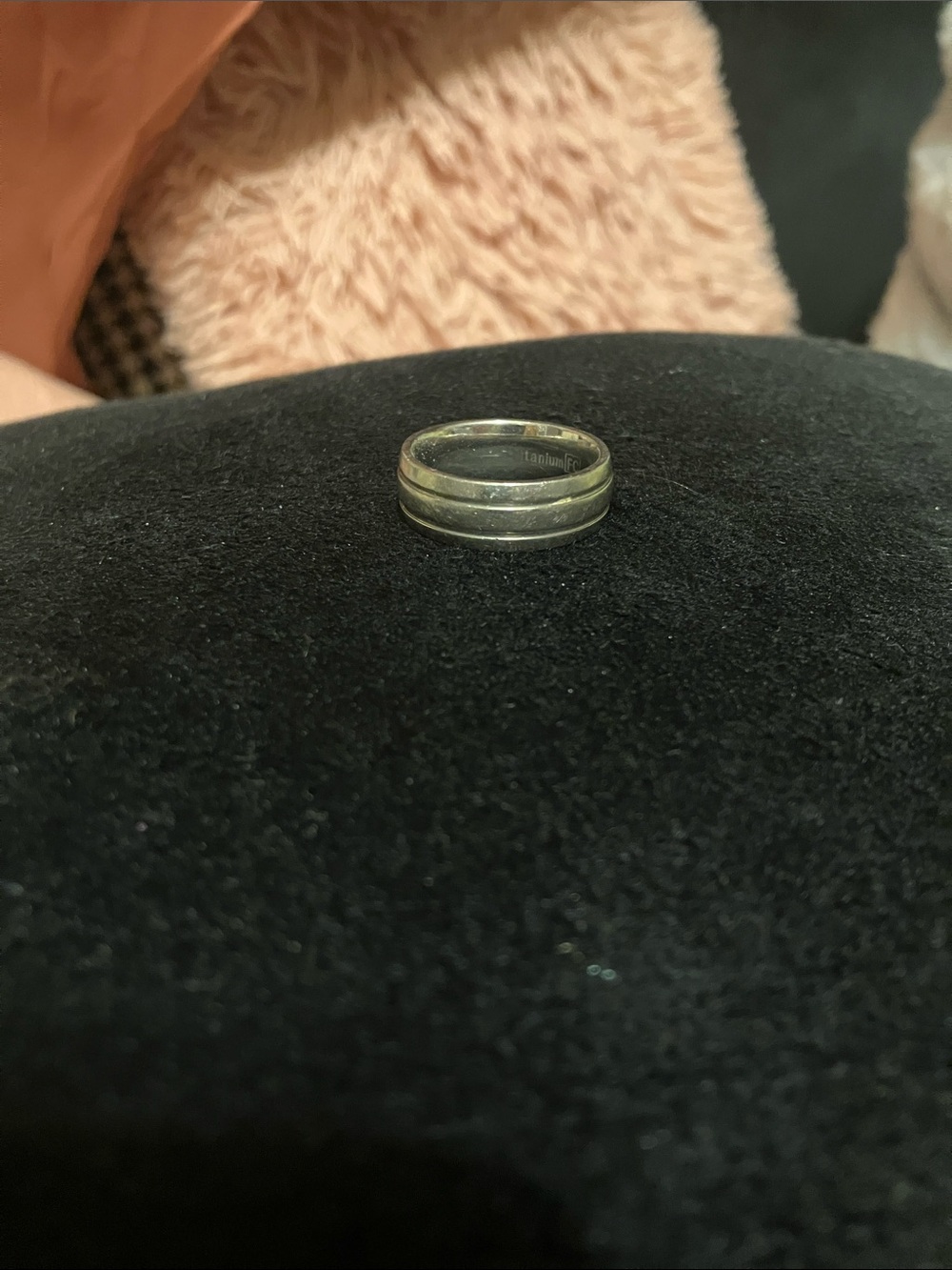 Classic Silver Band Ring - Polished metal steel size 9 men’s Ring